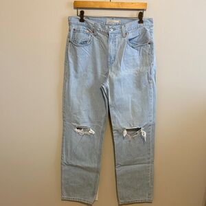 LEVI Low Pro Straight Light Blue Jeans